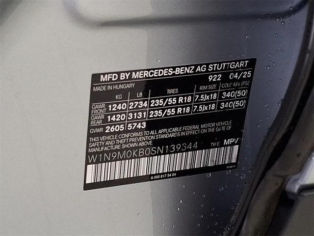 Photo of 2025 Cirrus Silver Metallic Mercedes-Benz EQB 300