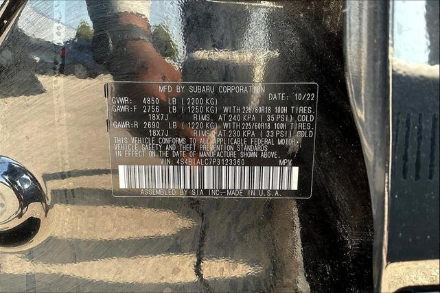 Photo of 2023 Crystal Black Silica Subaru Outback