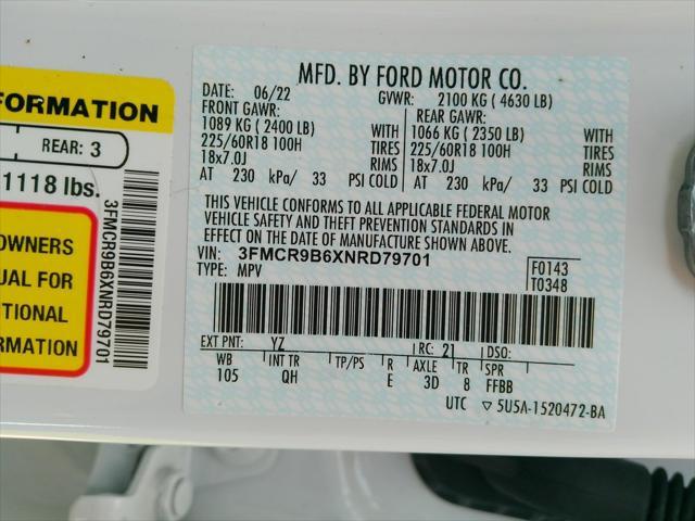 Photo of 2022 Oxford White Ford Bronco Sport