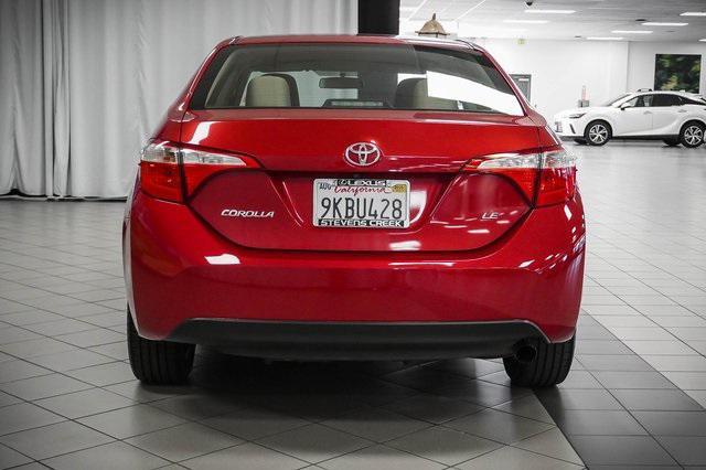 Photo of 2016 Barcelona Red Metallic Toyota Corolla