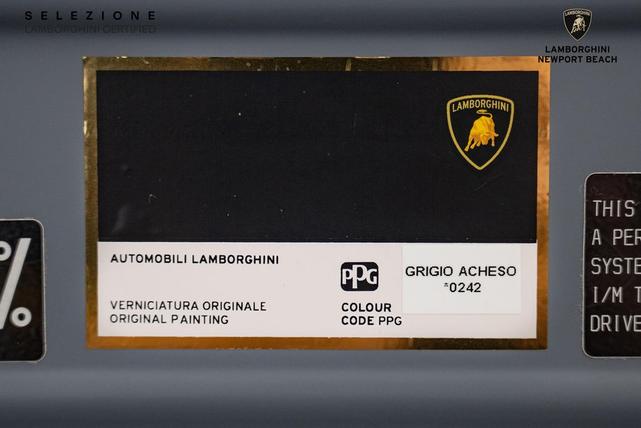 Photo of 2022 Grigio Acheso Lamborghini Aventador SVJ
