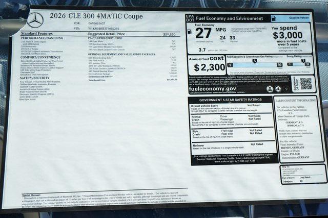 Photo of 2026 149 Mercedes-Benz CLE 300