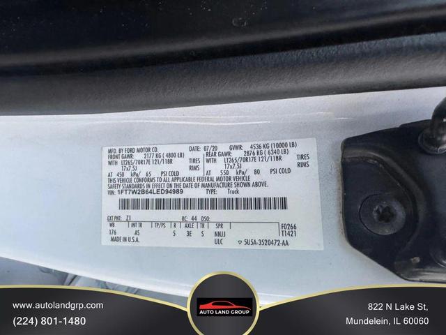 Photo of 2020 Oxford White Ford F-250