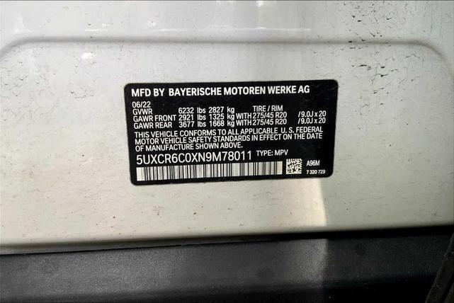 Photo of 2022 Mineral White Metallic BMW X5
