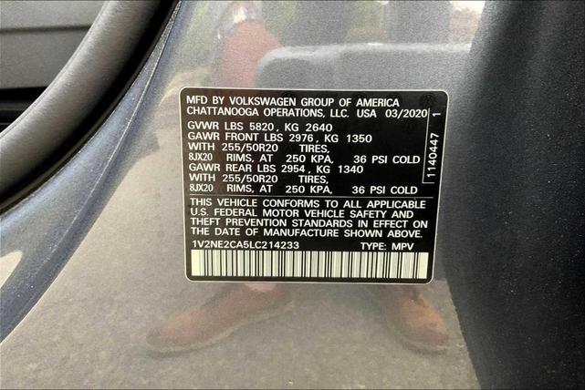 Photo of 2020 Platinum Gray Metallic Volkswagen Atlas Cross Sport