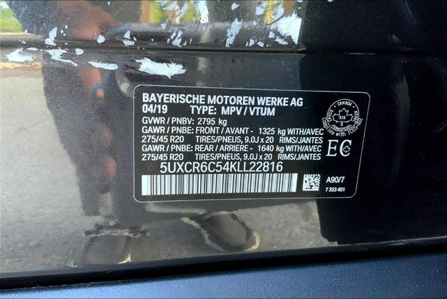 Photo of 2019 Black Sapphire Metallic BMW X5
