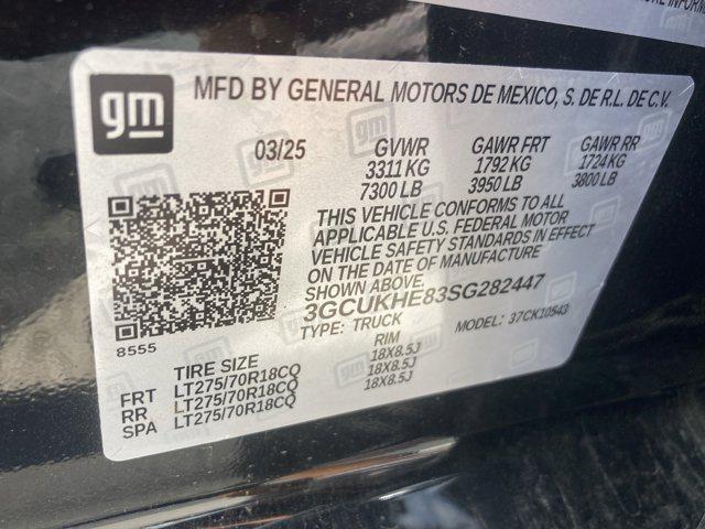 Photo of 2025 Black Chevrolet Silverado 1500