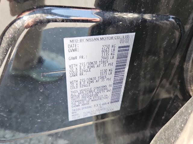 Photo of 2022 Mineral Black INFINITI QX60