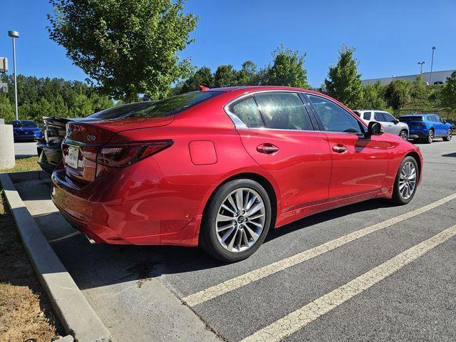 Photo of 2022 Dynamic Sunstone Red INFINITI Q50