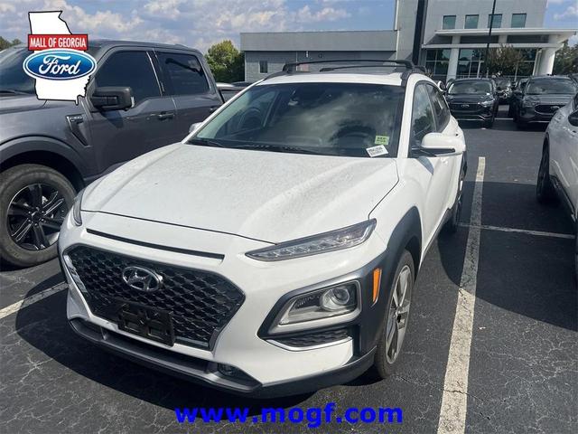 Photo of 2021 Lunar White Hyundai KONA