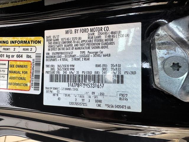 Photo of 2017 Shadow Black Ford Mustang