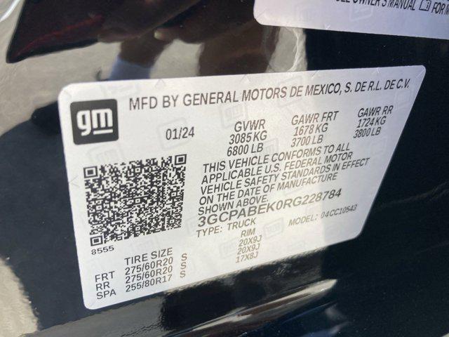 Photo of 2024 Black Chevrolet Silverado 1500