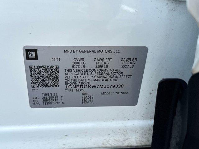 Photo of 2021 Summit White Chevrolet Traverse