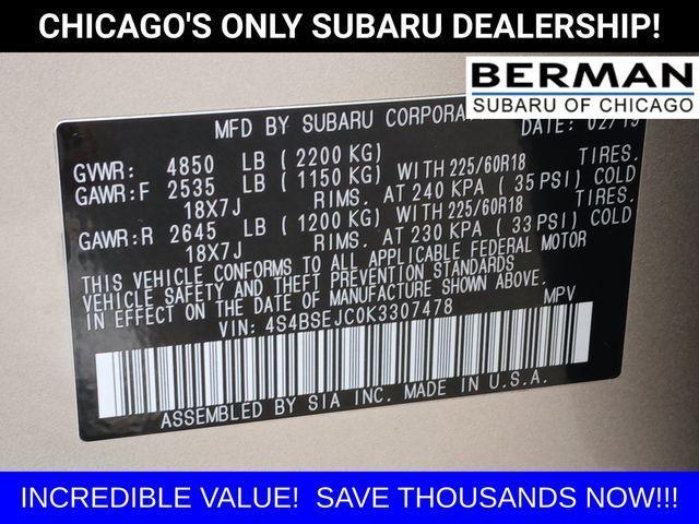 Photo of 2019 Tungsten Metallic Subaru Outback