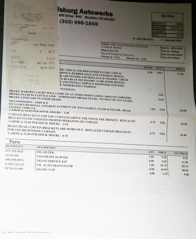 Photo of 2002 Tan Volkswagen Eurovan