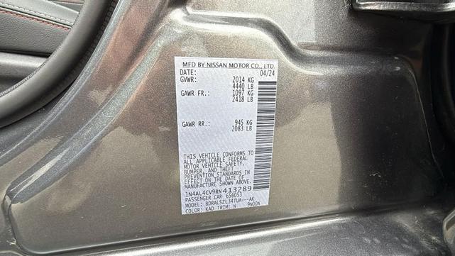 Photo of 2024 Gun Metallic Nissan Altima