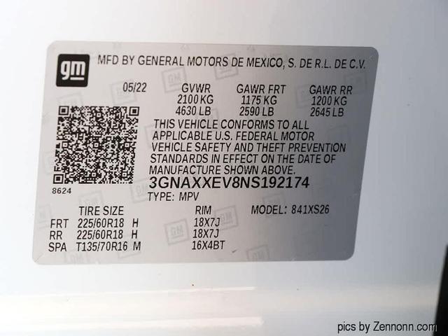 Photo of 2022 Summit White Chevrolet Equinox