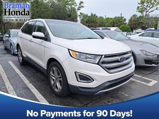 Photo of 2018 White Platinum Ford Edge