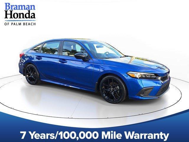 Photo of 2024 Aegean Blue Metallic Honda Civic