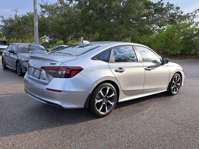 Photo of 2026 Solar Silver Metallic Honda Civic Hybrid