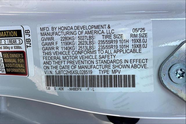 Photo of 2025 Platinum White Pearl Acura RDX