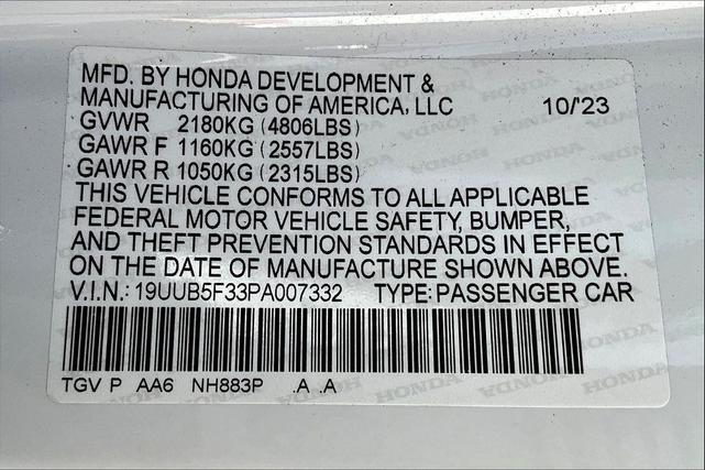 Photo of 2023 Platinum White Pearl Acura TLX