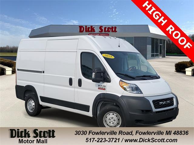 Photo of 2021 Bright White Clearcoat RAM ProMaster 1500
