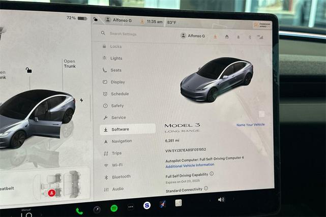 Photo of 2025 Stealth Grey Tesla Model 3