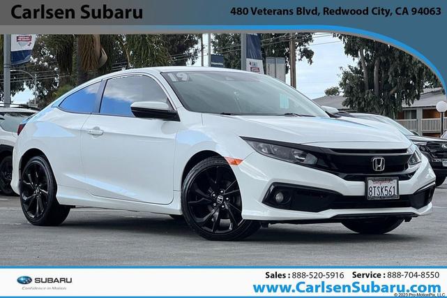 Photo of 2019 Platinum White Pearl Honda Civic