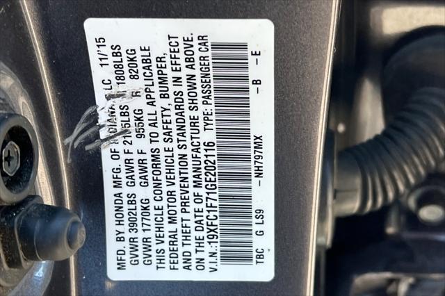 Photo of 2016 Modern Steel Metallic Honda Civic