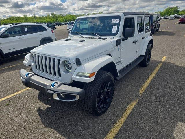 Photo of 2022 Bright White Clearcoat Jeep Wrangler Unlimited 4xe