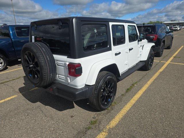 Photo of 2022 Bright White Clearcoat Jeep Wrangler Unlimited 4xe