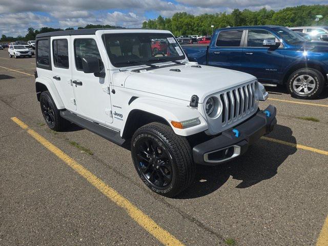 Photo of 2022 Bright White Clearcoat Jeep Wrangler Unlimited 4xe