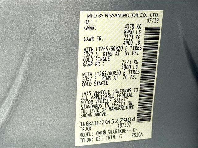 Photo of 2019 Brilliant Silver Metallic Nissan Titan XD