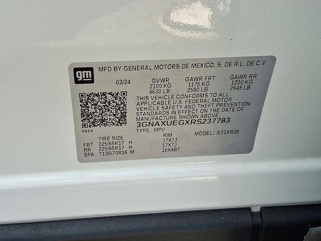 Photo of 2024 White Chevrolet Equinox
