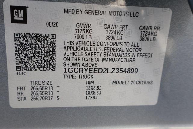 Photo of 2020 Satin Steel Metallic Chevrolet Silverado 1500