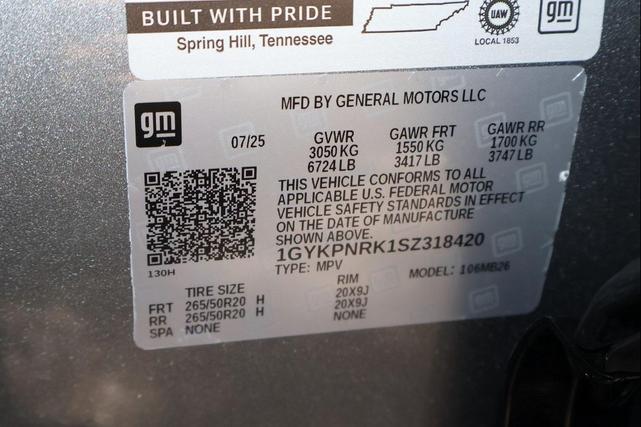 Photo of 2025 Argent Silver Metallic Cadillac LYRIQ