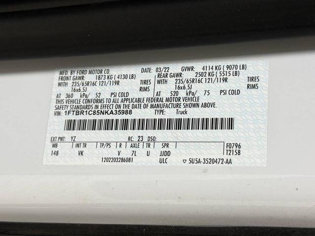 Photo of 2022 White Ford Transit-250