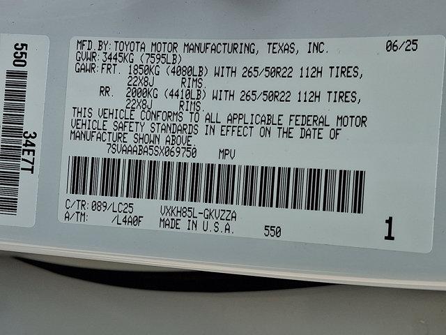 Photo of 2025 Wind Chill Pearl Toyota Sequoia