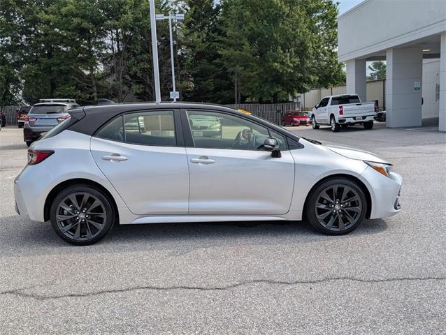 Photo of 2023 Classic Silver Metallic Toyota Corolla Hatchback