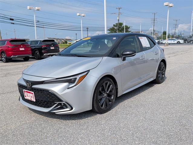 Photo of 2023 Classic Silver Metallic Toyota Corolla Hatchback