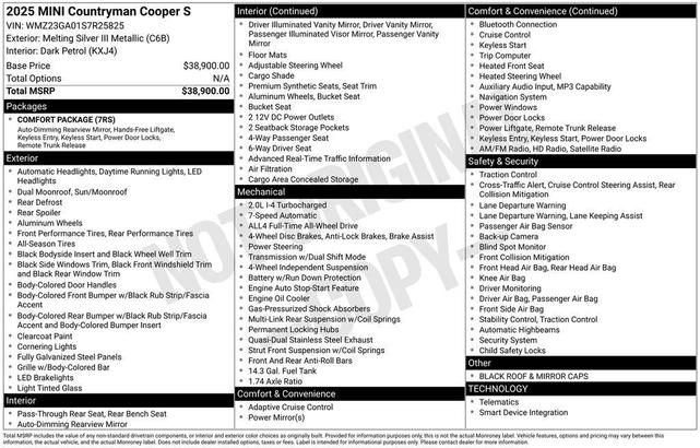 Photo of 2025 Silver MINI Countryman