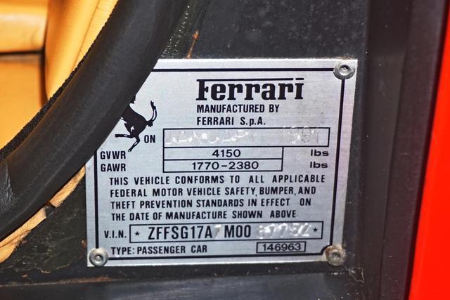 Photo of 1991 Rosso Corsa Ferrari Testarossa