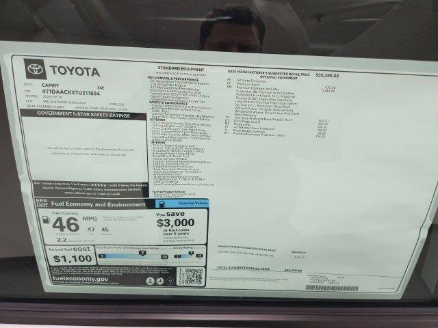 Photo of 2026 Pearl Toyota Camry