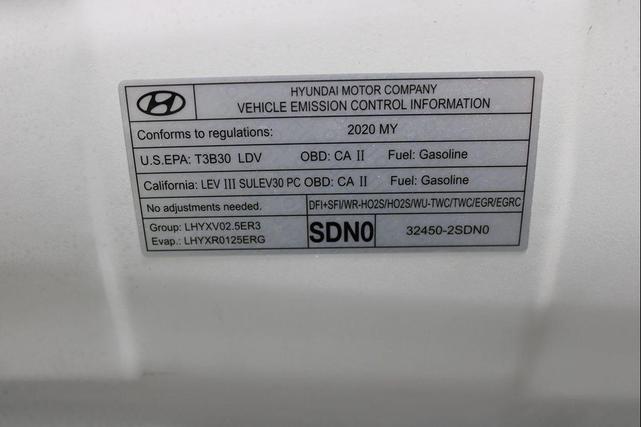 Photo of 2020 Quartz White Hyundai SONATA