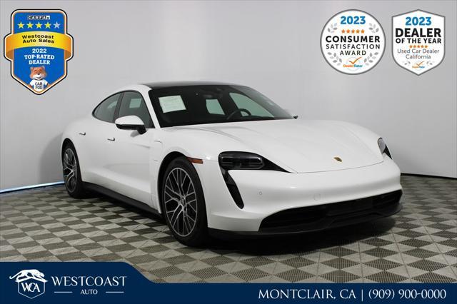 Photo of 2021 White Porsche Taycan