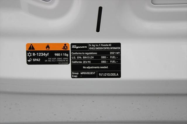 Photo of 2021 White Porsche Taycan