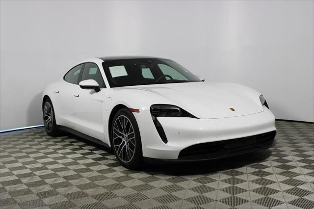 Photo of 2021 White Porsche Taycan