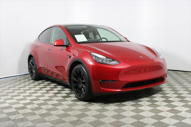 Photo of 2021 Red Multi-Coat Tesla Model Y
