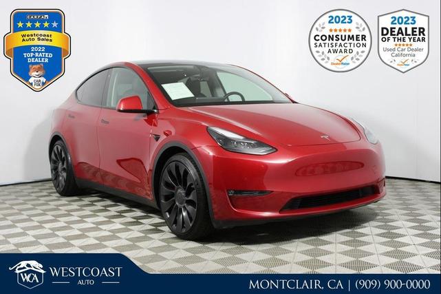 Photo of 2022 Red Multi-Coat Tesla Model Y